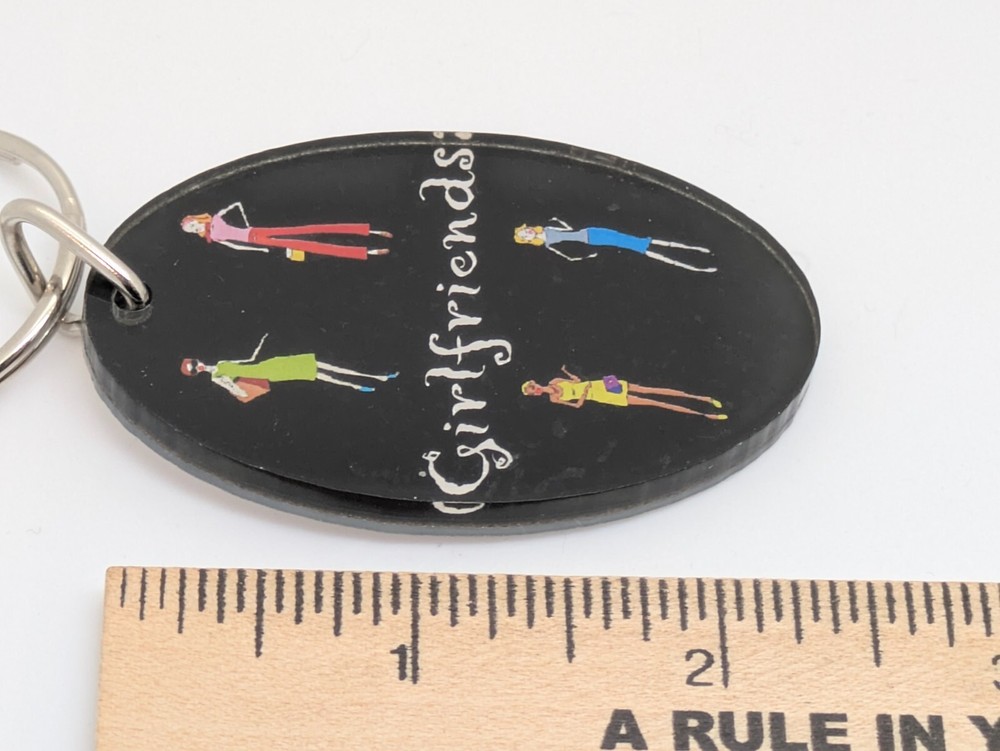 "Girlfriends" Keychain Plastic Multi-Colored