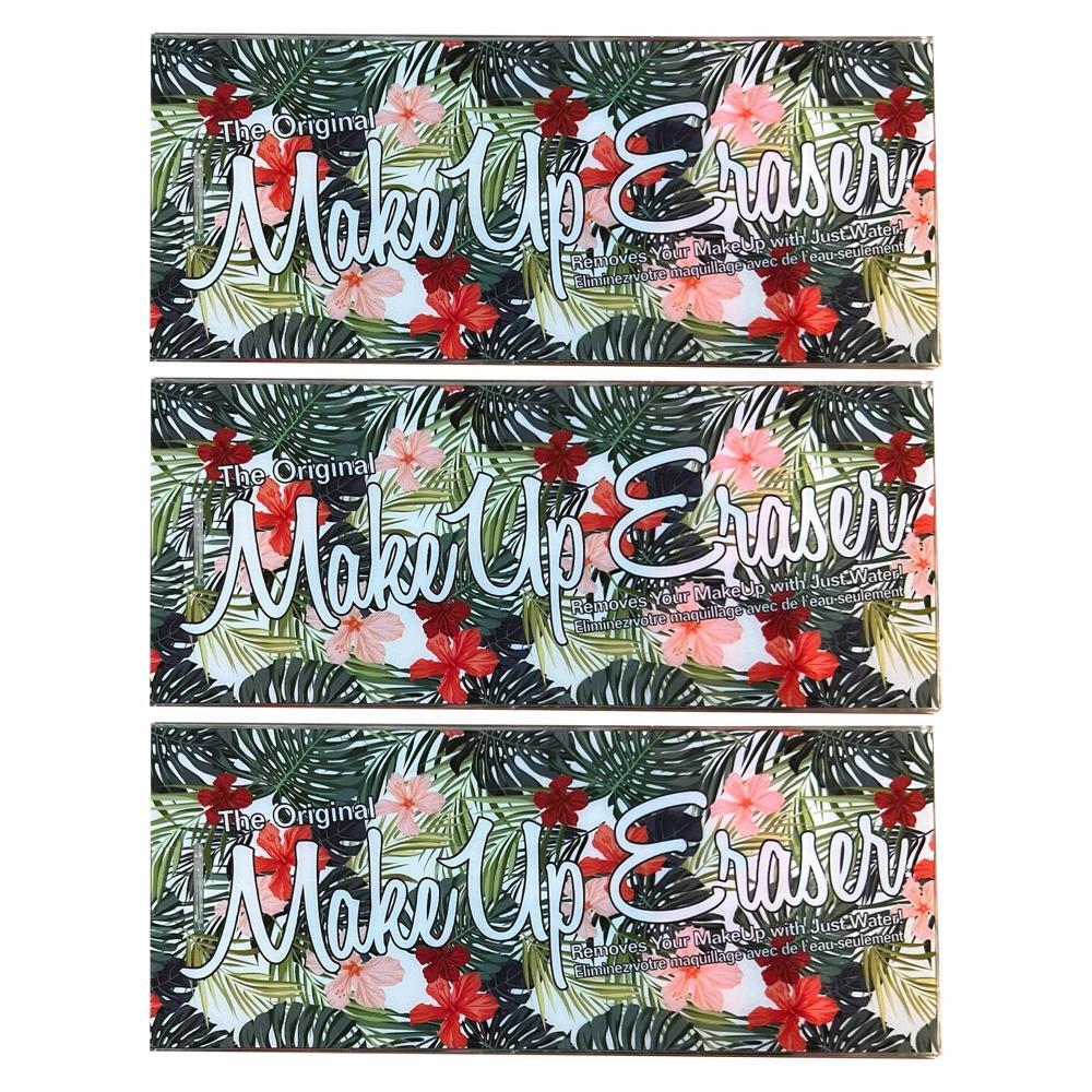 Pack of (3) New Makeup Eraser Tropical