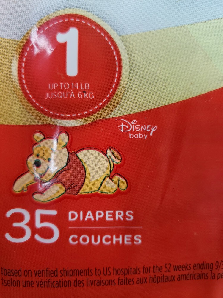 HUGGIES Little Snugglers Diapers Size 1 35 ea