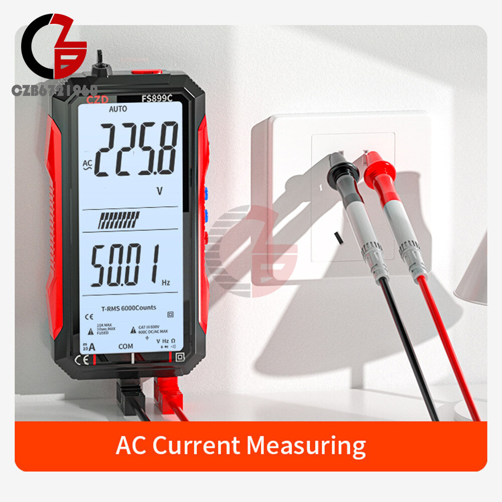 CZD-FS899C Digital Multimeter Auto AC/DC Voltage Current Frequency Meter