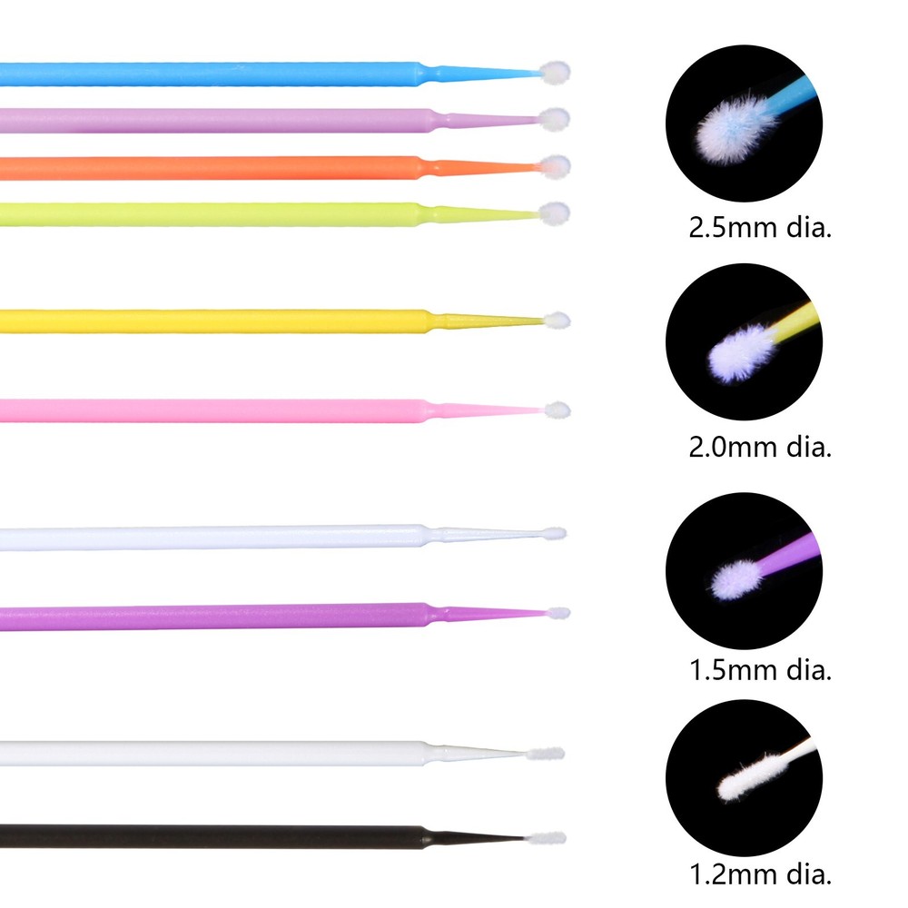 Micro Applicator Brush Disposable Makeup Eyelash Brushes Dental