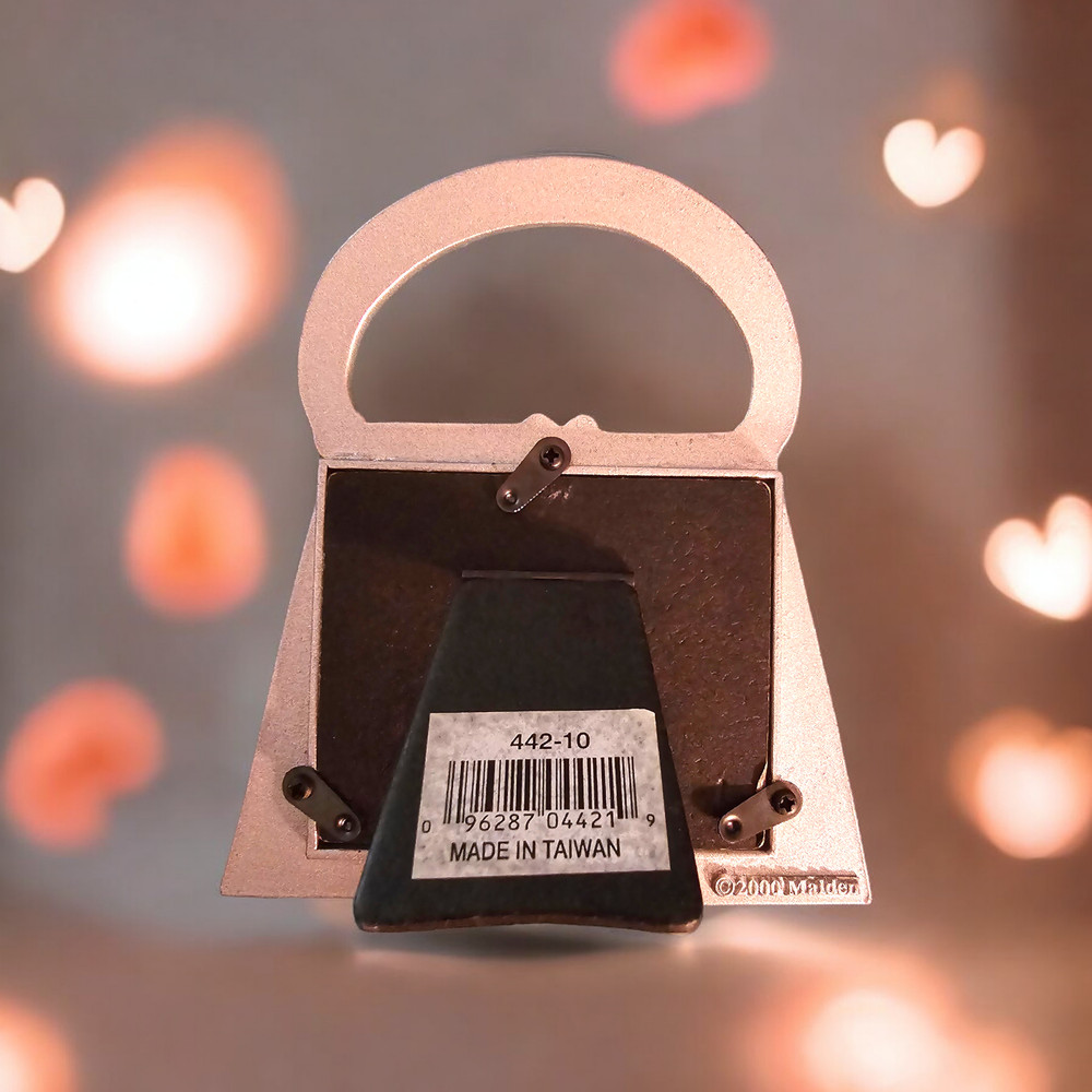 Picture Frame 2000 Maiden Silver Tone Purse Design Hearts (PI1)