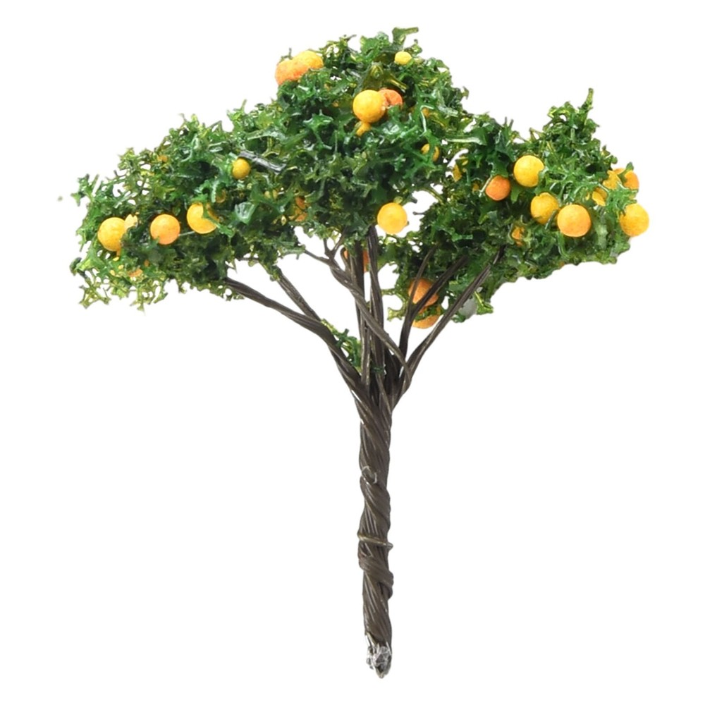Brand New Model Trees O Scale 4cm Height Railroad Orange Fruit Tree Model