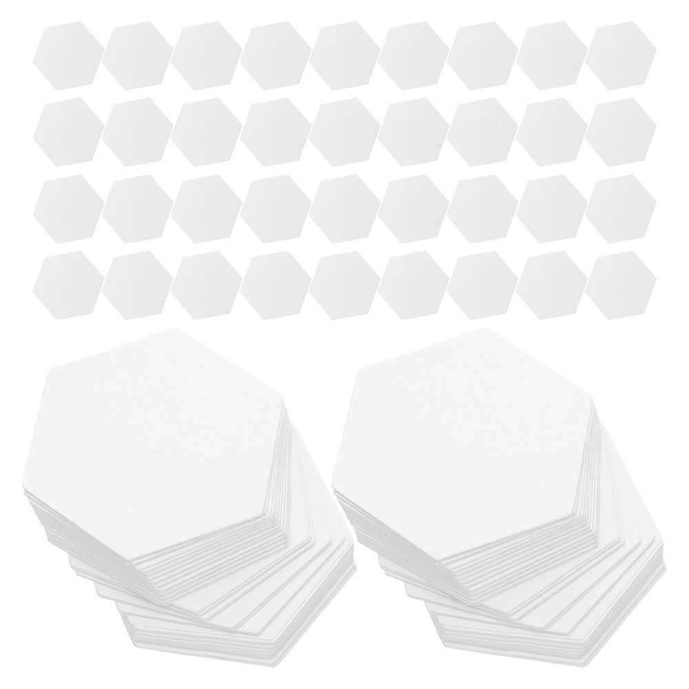 500 Pcs Hexagon Paper Templates Piecing Shapes Quilting for Patchwork