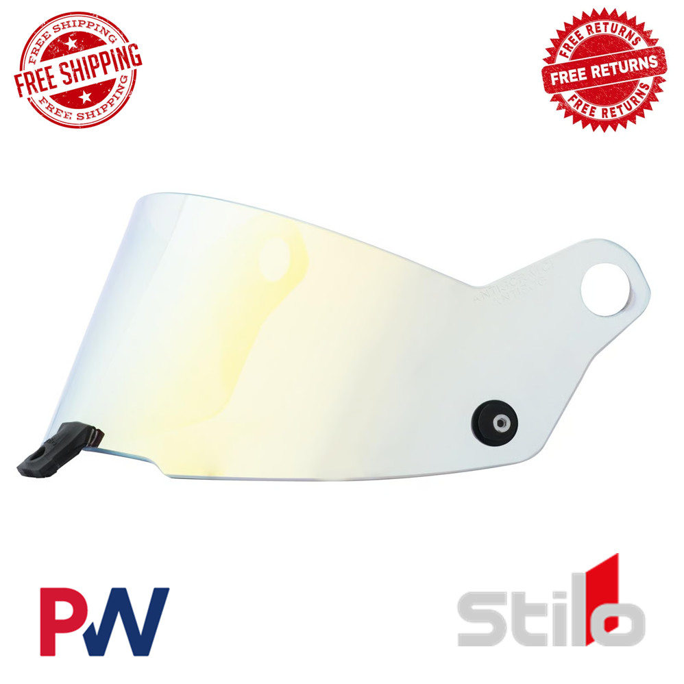 Stilo ST5 Helmet Replacement Iridium Yellow Medium Shields - YA08092