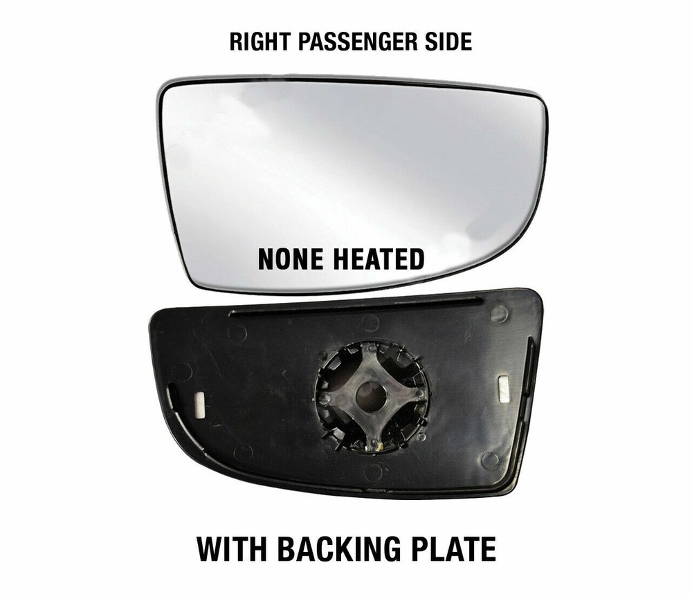 Replacement Lower Mirror Glass Right Passenger Side for 2014 - 2018 Ford Transit