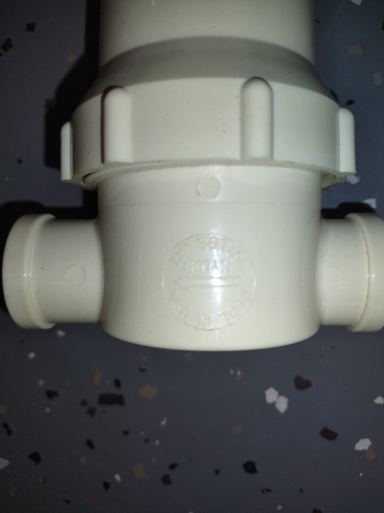 Inline Strainer 1/2 Inch PVC White 2P132B NIB