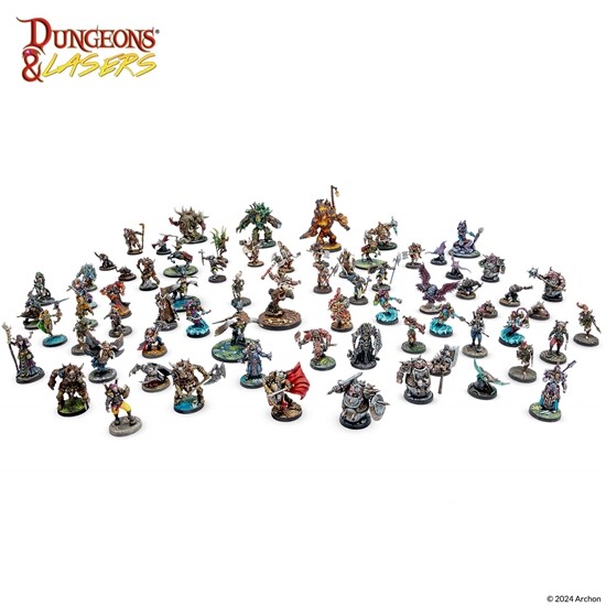 Dungeons & Lasers: Miniatures - Deuslair Core Set