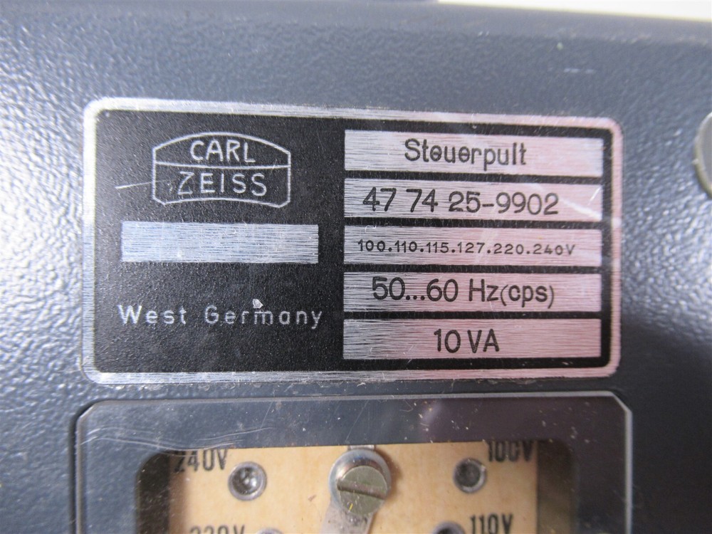 Vintage Carl Zeiss 47 74 25-9902 Module Microscope Camera Controller