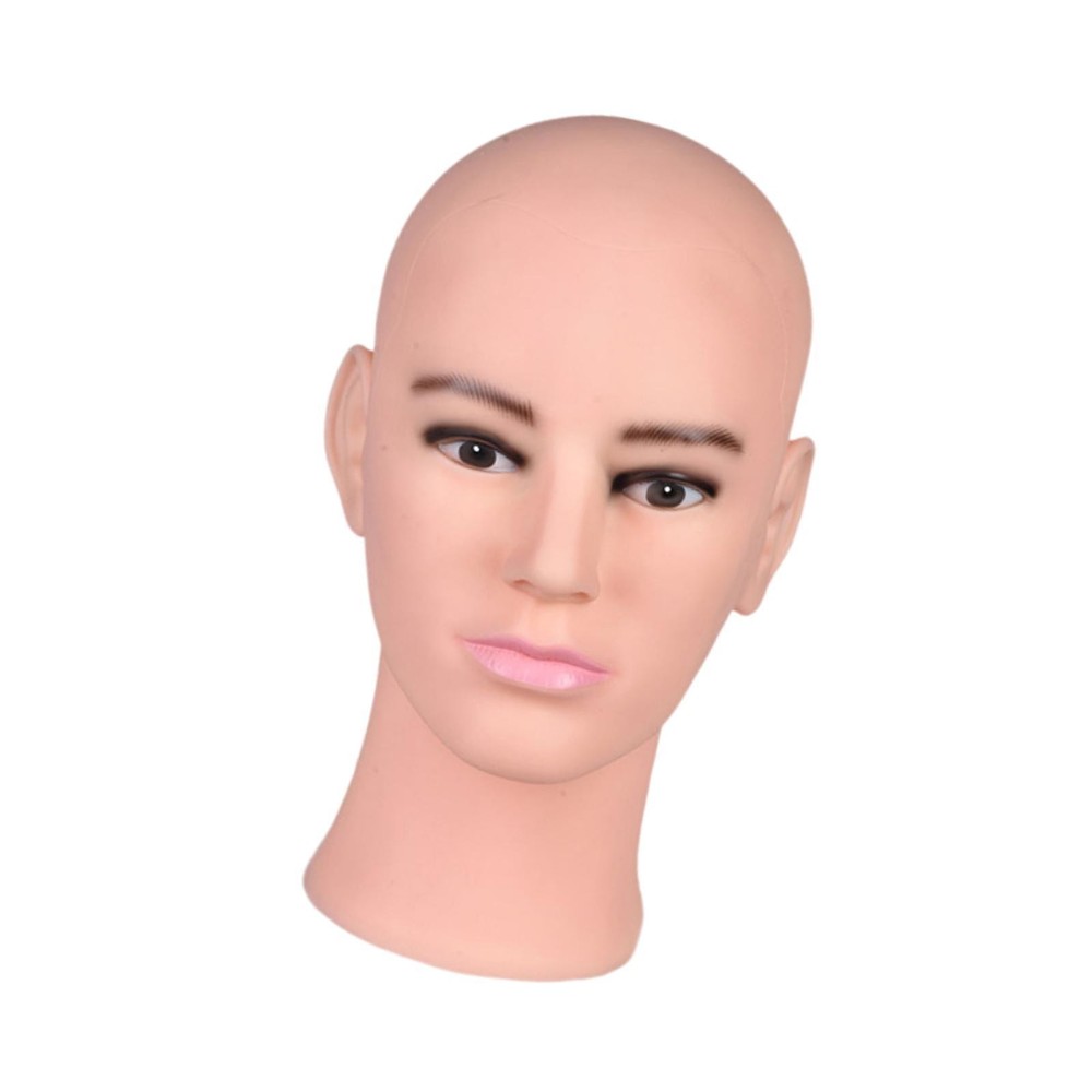 Male Mannequin Head Model Stable Smooth Wig Display Model