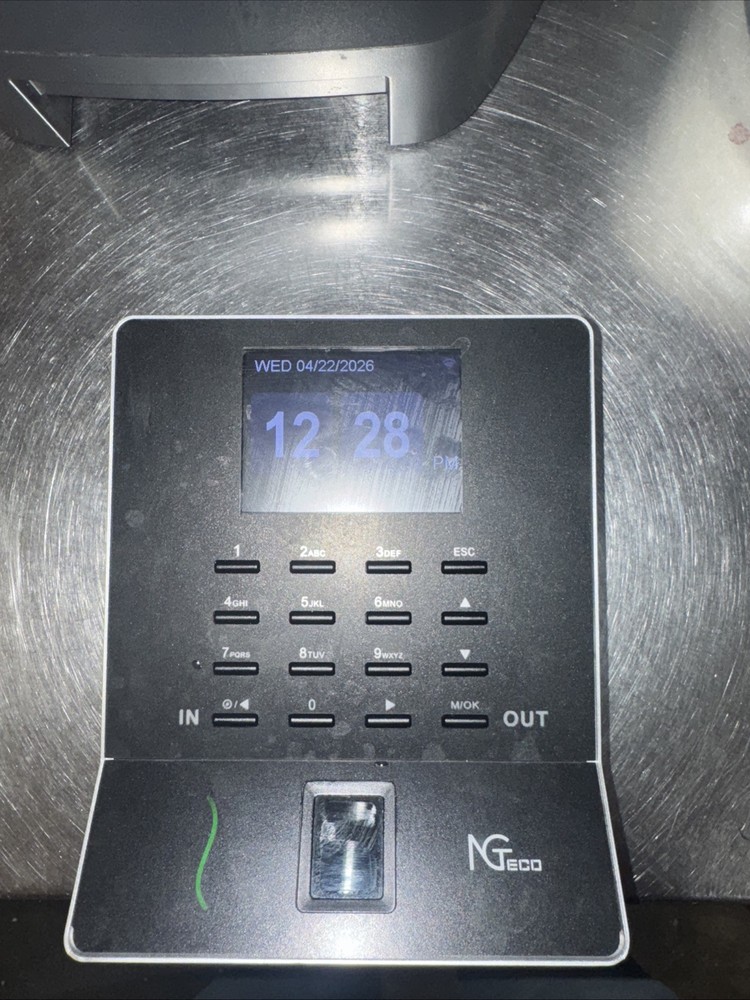 NGTECO W2 Time Clock - Black (NGTW2) - Used