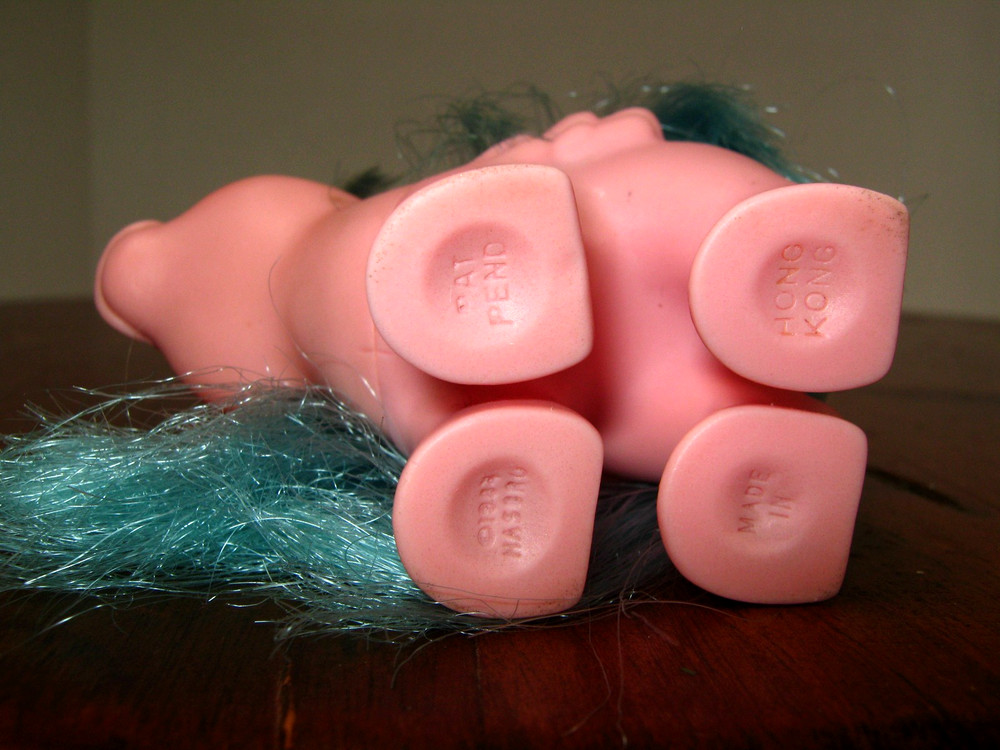 MLP Baby Pony pegasus "FIRE FLY" with accessories