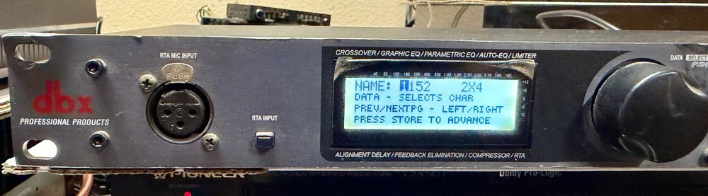 dbx DriveRack PA Complete Equalization and Loudspeaker Control System; Tested