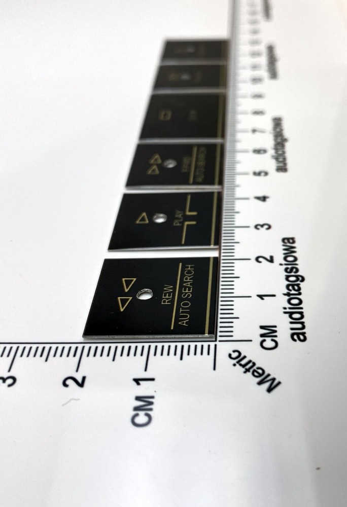 Harman Kardon Cassette Function Button Labels Custom Made Set CD391 CD491