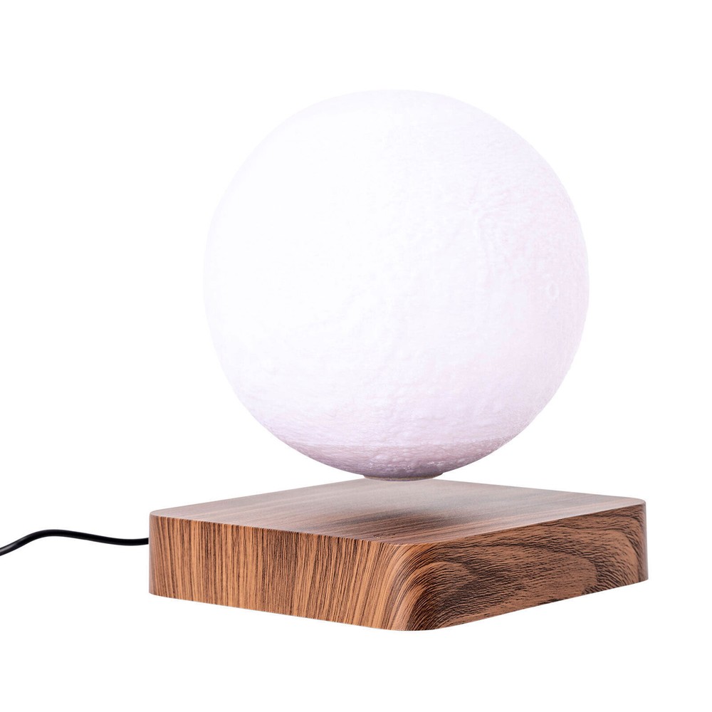 3D Printing Magnetic Levitating Floating Moon Lamp Night Light Room Table Decor