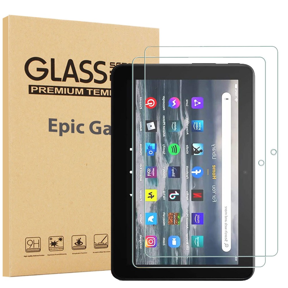 Tempered Glass Screen Protector For Amazon Fire 7 Kids Tablet 7" (2022 Release)