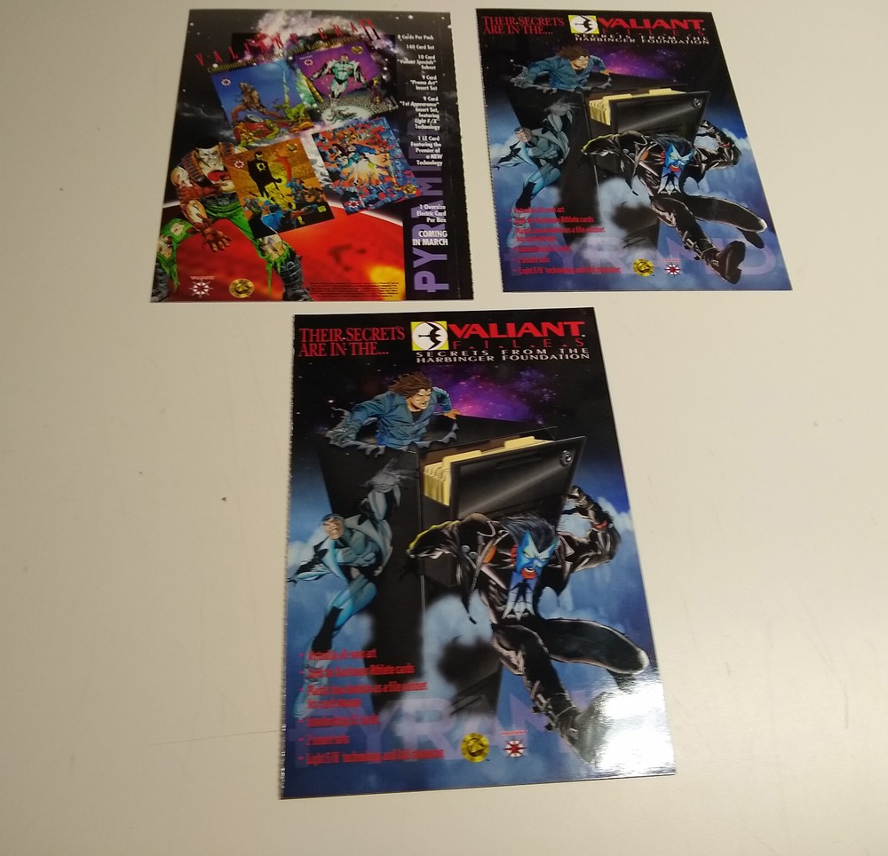 Valiant 1994 Voyager Files ERA Promo Preview Sheets