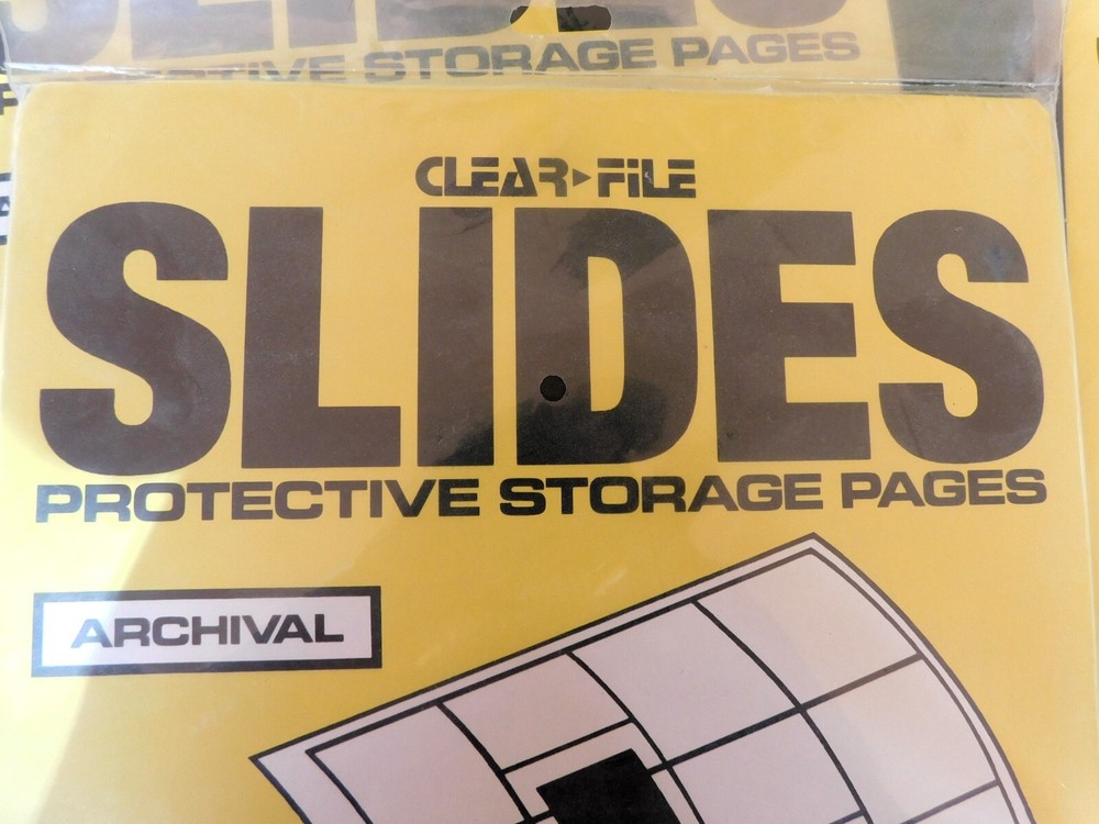Clear-File 35mm Archival Protective Slide Sheets