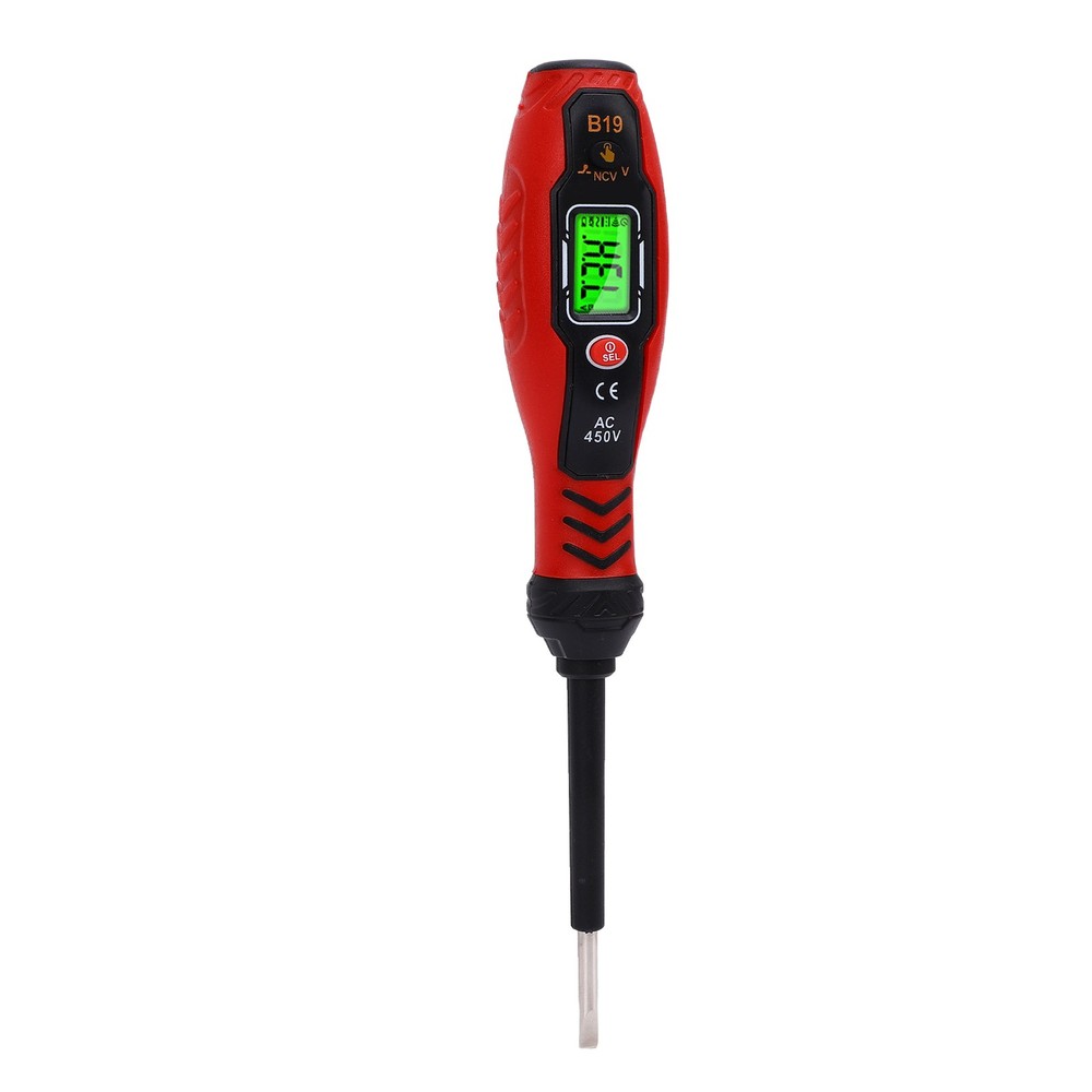 Digital Voltage Tester With LCD Backlight Smart Live Wire Detector For SWGF