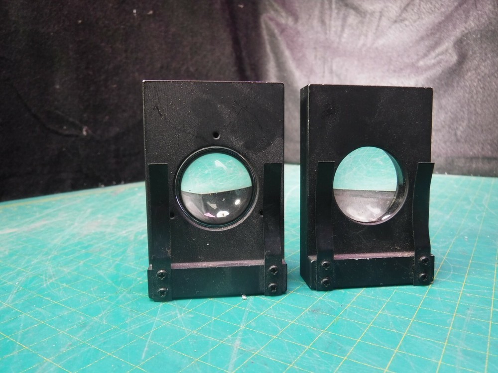 1 LOT (2) NIKON MICROSCOPE SLIDE STAGE WITH MOUNT