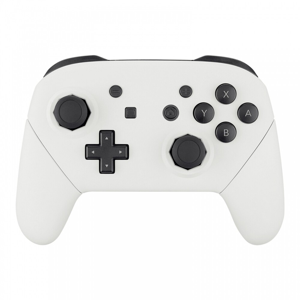 White Octagonal Gated Sticks Design Case for Nintendo Switch Pro Controller