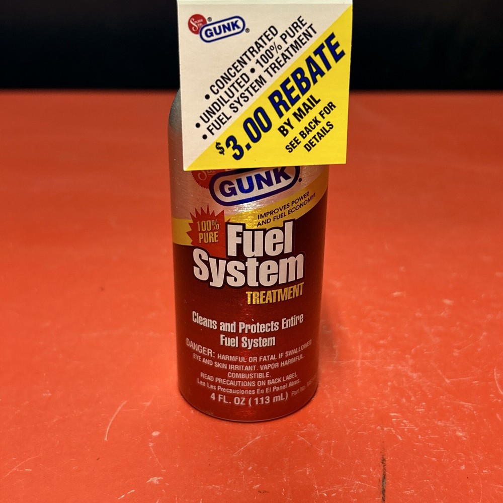 Gunk 100% Pure Fuel System Cleaner M63-04 4 fl Oz.