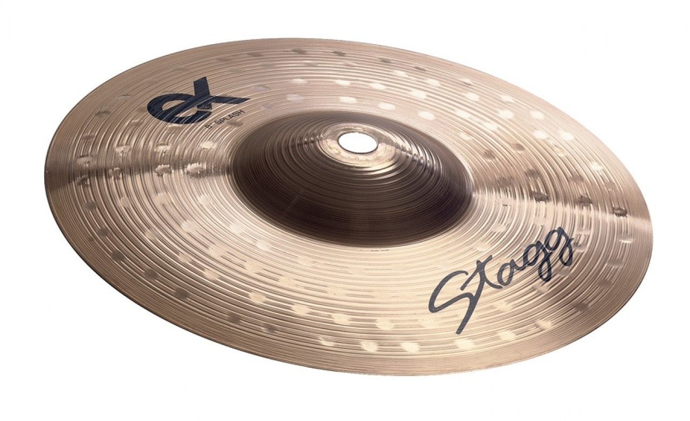 EXSM6B 6 Inch EX Medium Splash Cymbal Bronze Black Percussion Drum