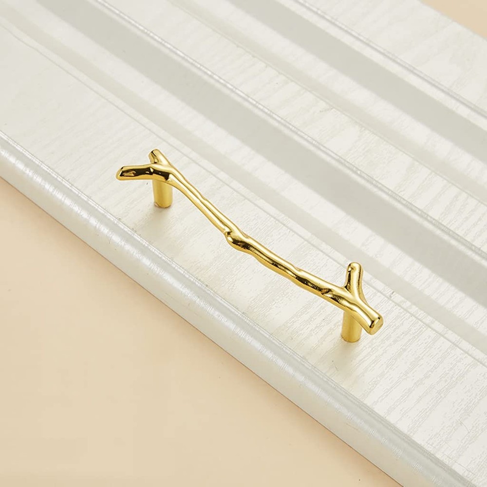 10Pcs Branch Pulls Vintage Tree Twig Branch Cabinet Knobs Pull Handle,3.8" CC...