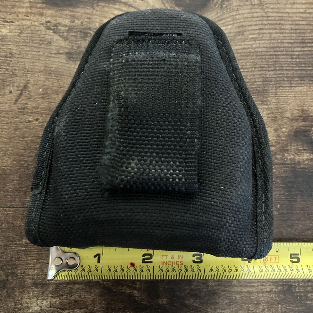 Handcuff Case Black Nylon Sheath/Pouch with Snap Closure Double Cuff