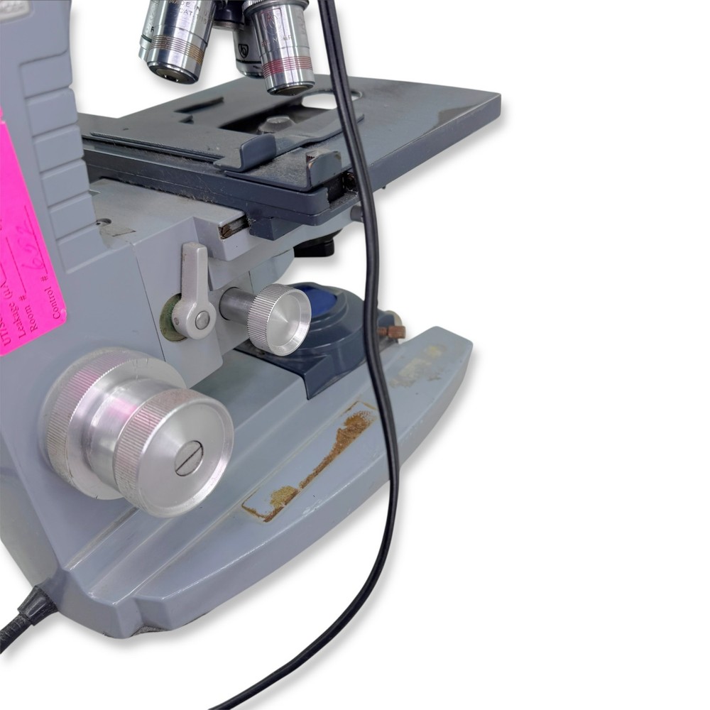 AO Spencer Series 10 Dual Binocular Microscope 4 Objectives Infinity Plan Achro