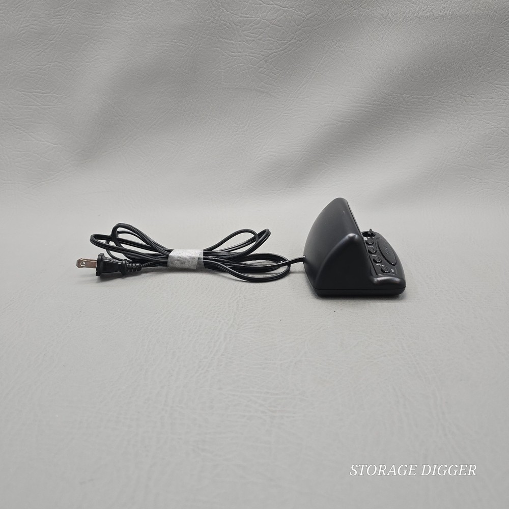 Sharp SPC026 Digital Alarm Clock Black LED Display Snooze Button Battery Backup