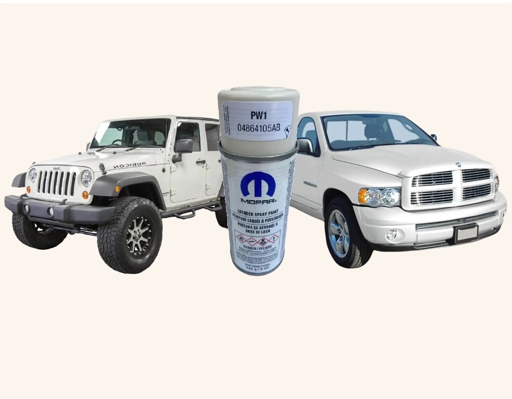 Mopar PW1 Stone White Touchup Paint