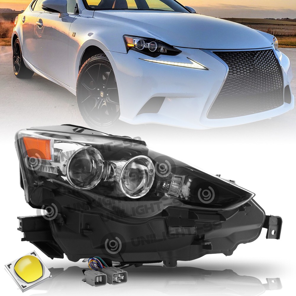 for 2014 2015 2016 Lexus IS250 IS200T IS300 IS350 Passenger Side LED Headlights