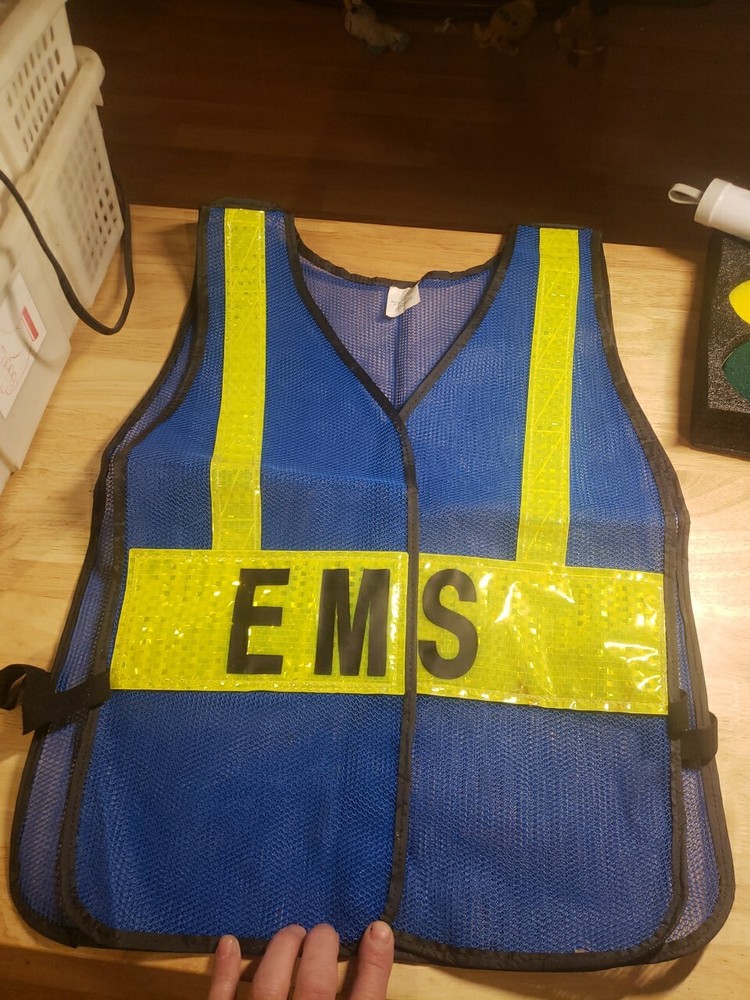 Large BLUE EMT Vest
