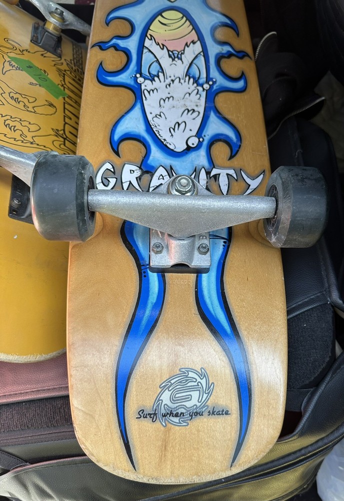 Vintage Gravity Longboard 45" "glombe" Spoon Nose Design