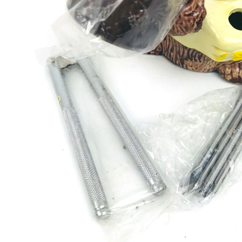 Vintage McCrory Ceramic Monkey Nut Cracker Set New In Original Box 7.5" Tall