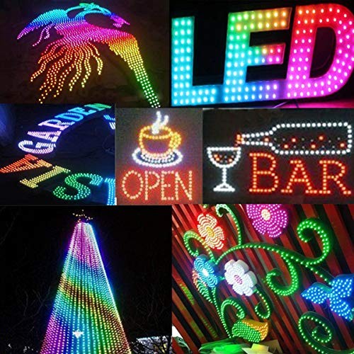 WS2811 LED String Pixels Digital Lights Addressable Waterproof RGB DC5V 500pcs