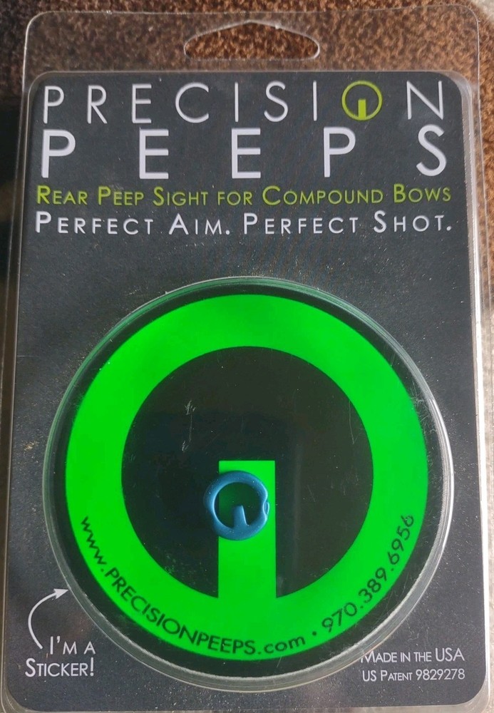 Precision Peeps Pro Peep Sight, Anti-Glare  Interior String Perfect Aim