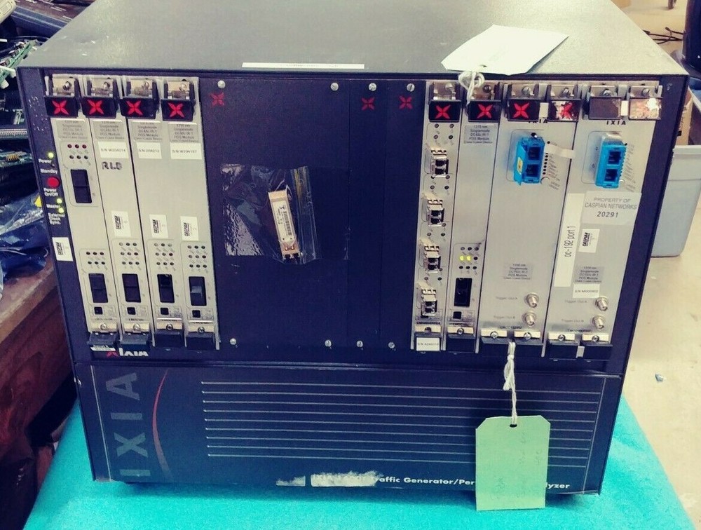IXIA 1600 (870-1600-1C) Traffic Generator and Performance Analyzer with Modules