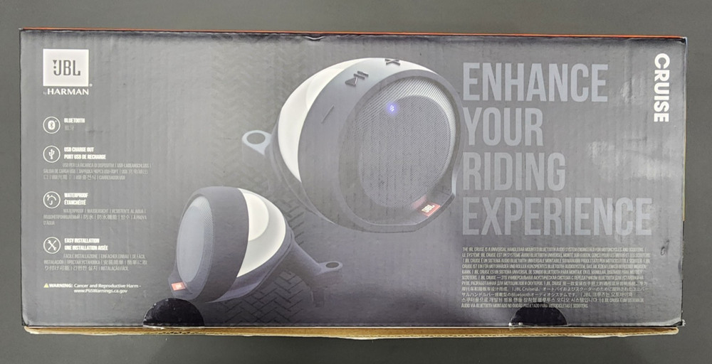 JBL CRUISE HANDLEBAR BLUETOOTH SPEAKERS - CHROME