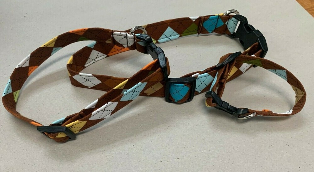 Chasin' Tail Dog Collars Argyle Print Multiple Sizes
