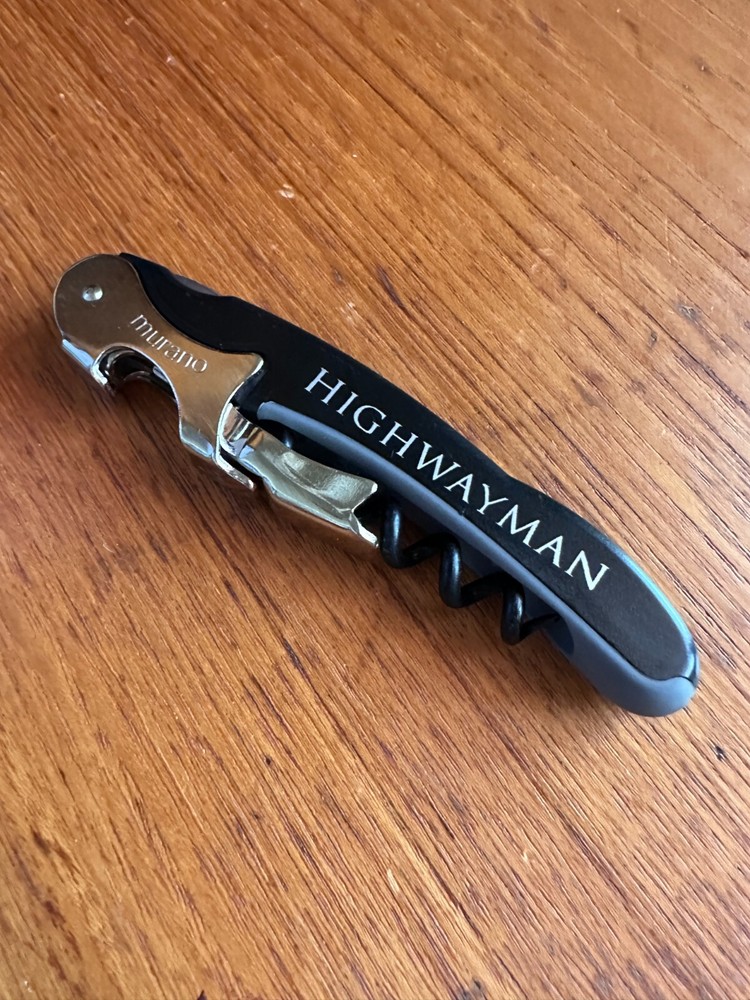 Murano HIGHWAYMAN Waiters Corkscrew Wine Key Opener