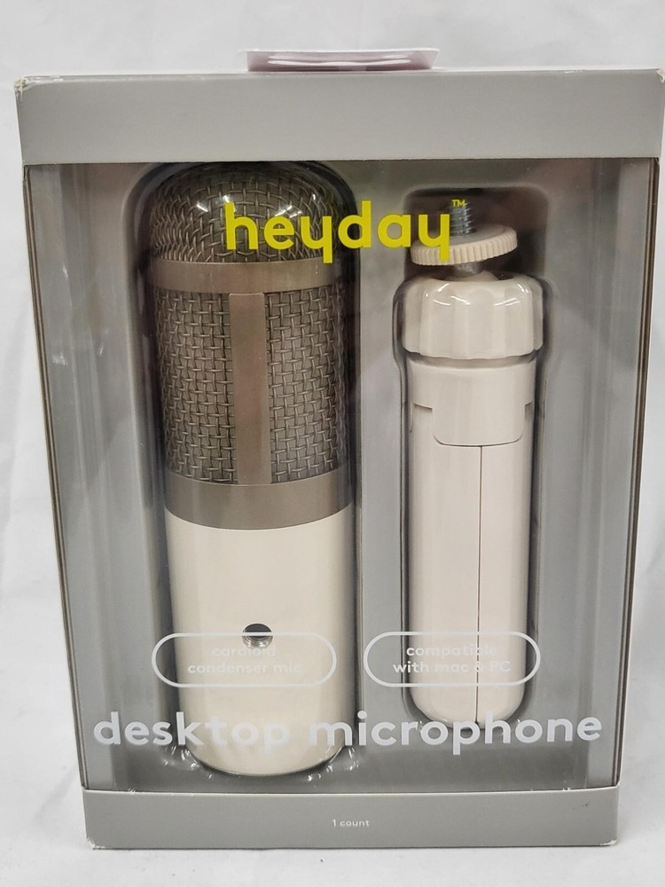 Heyday Desktop Microphone - Stone White