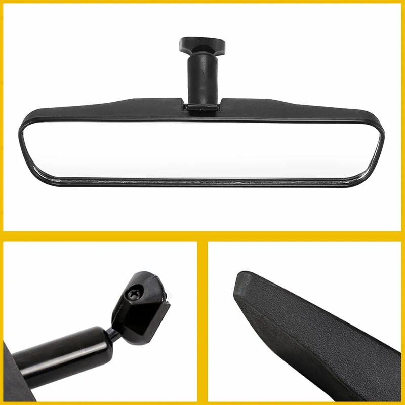 Universal Inner Inside Interior 10 Inch Rearview Rear View Mirror w/Adhesive Kit