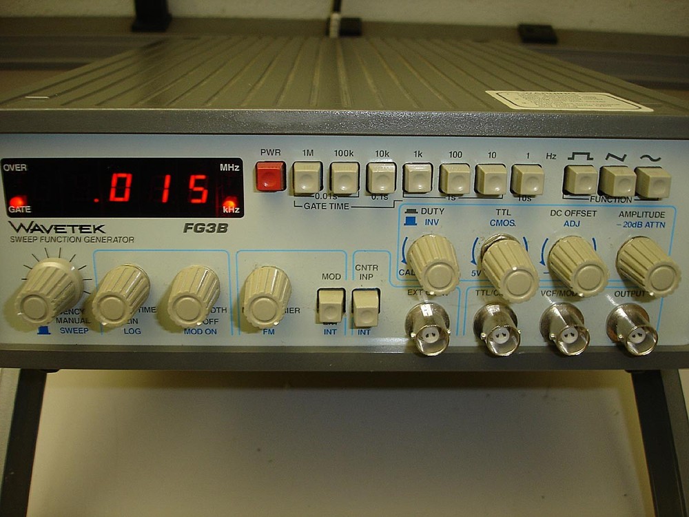 Wavetek Sweep Function Generator Model FG3B - Looks And Runs Fine