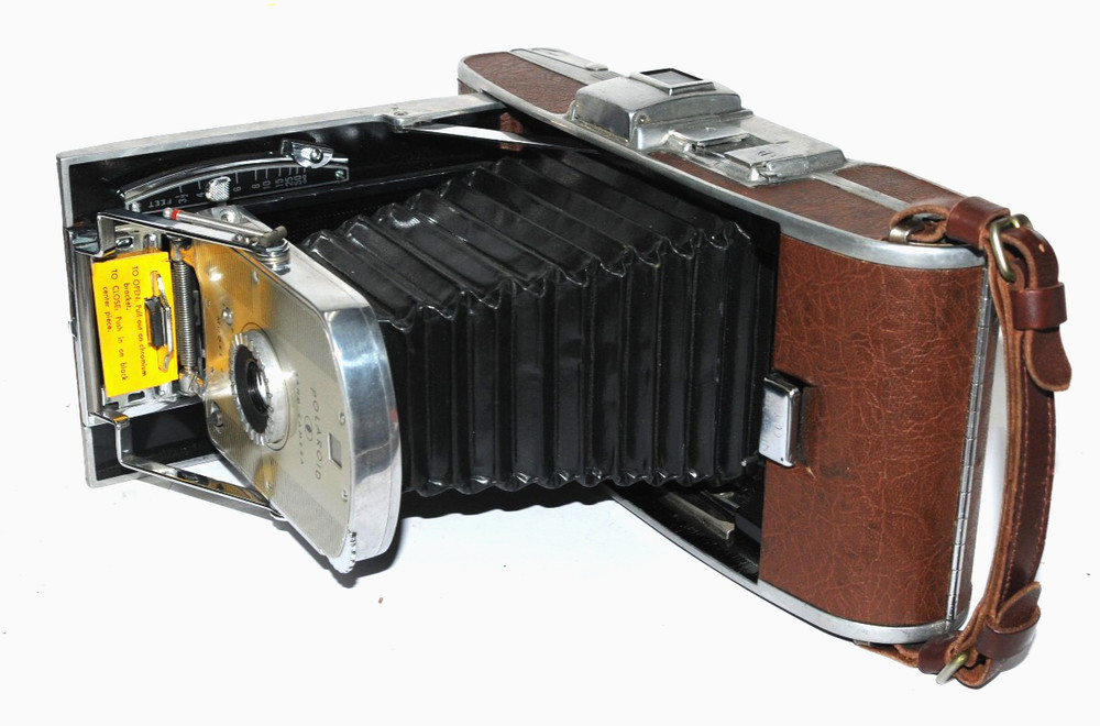 Polaroid Land Camera Model 95 Folding Bellows - Shutter Works. Camera in EX+++