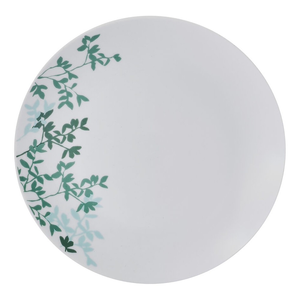 12-Piece Porcelain Dinnerware Set Moonlit Leaves Pattern