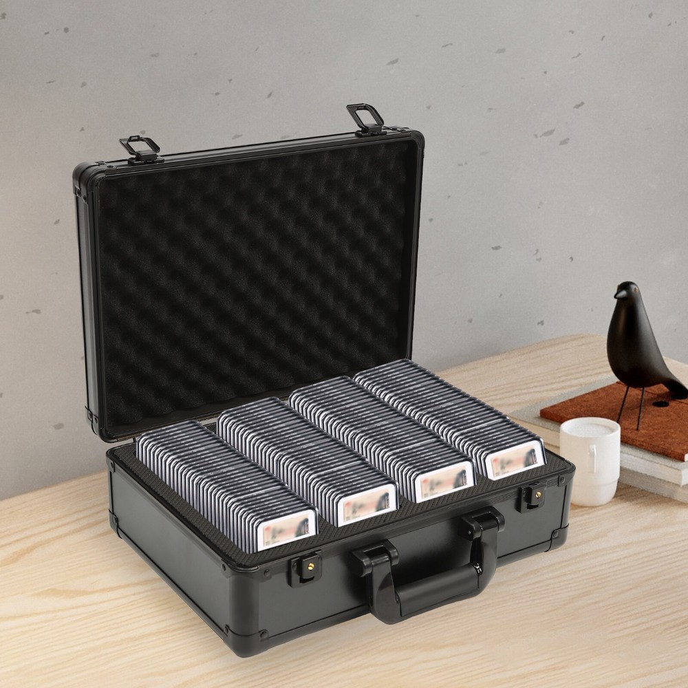 Storage & Display Aluminum Frame Box Case Graded Card Case Storage Box Lockable
