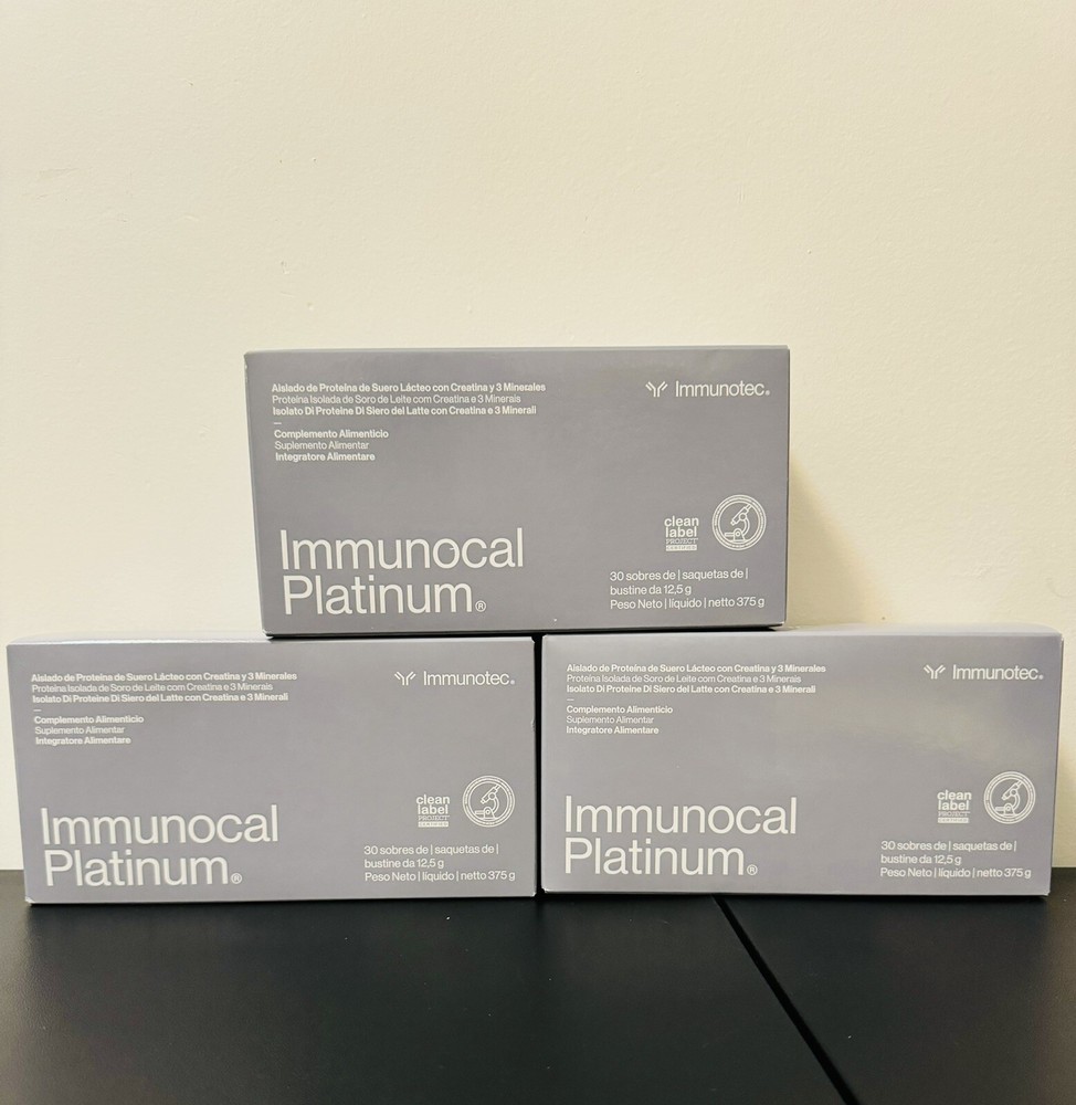 immunotec immunocal platinum 3 Boxes