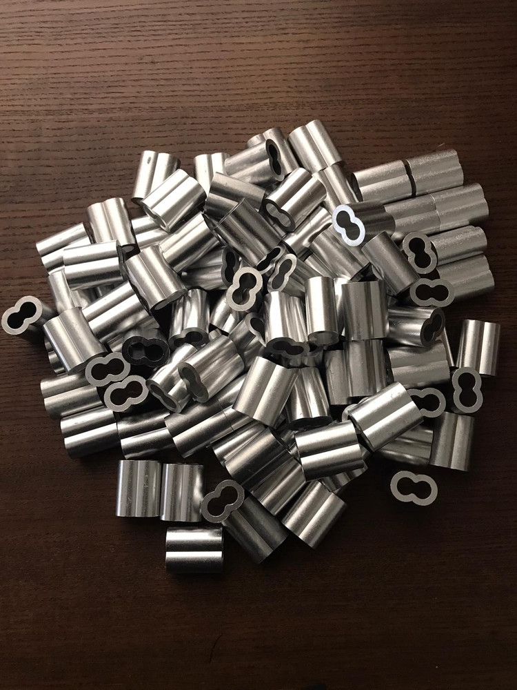 3/8" Aluminum Sleeves 1000 pcs